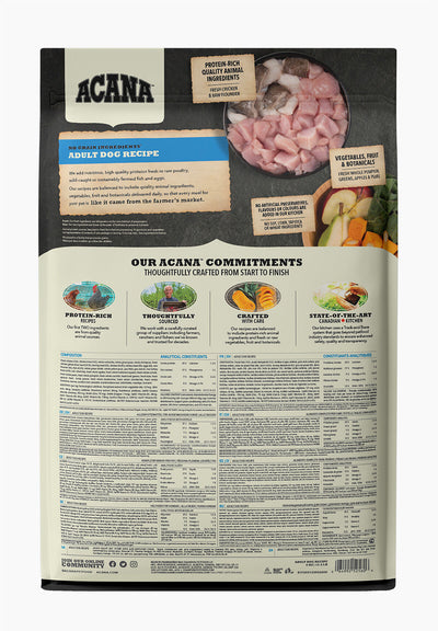 ACANA Heritage Adult Dry Dog Food (2 Sizes)