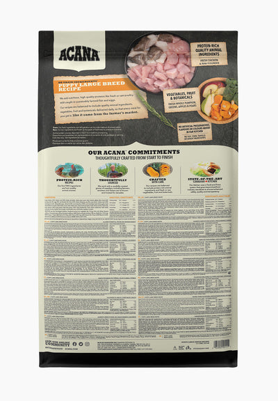 ACANA Heritage Puppy Large Breed Dry Dog Food 11.4kg