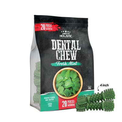 Absolute Holistic Boost Mint Dental Chew Jumbo Pack for Dogs (2 Sizes)