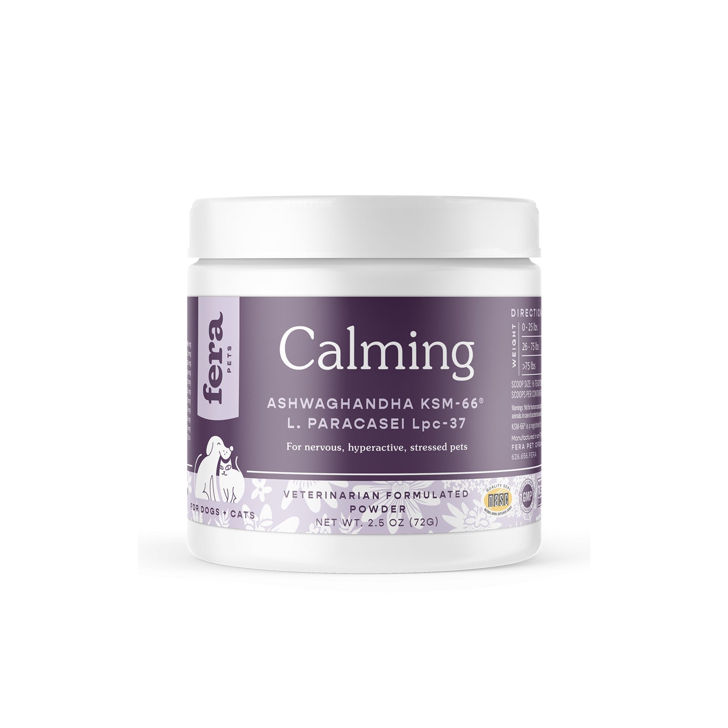 Fera Pets Calming Support Supplement for Cats and Dogs 2.1oz
