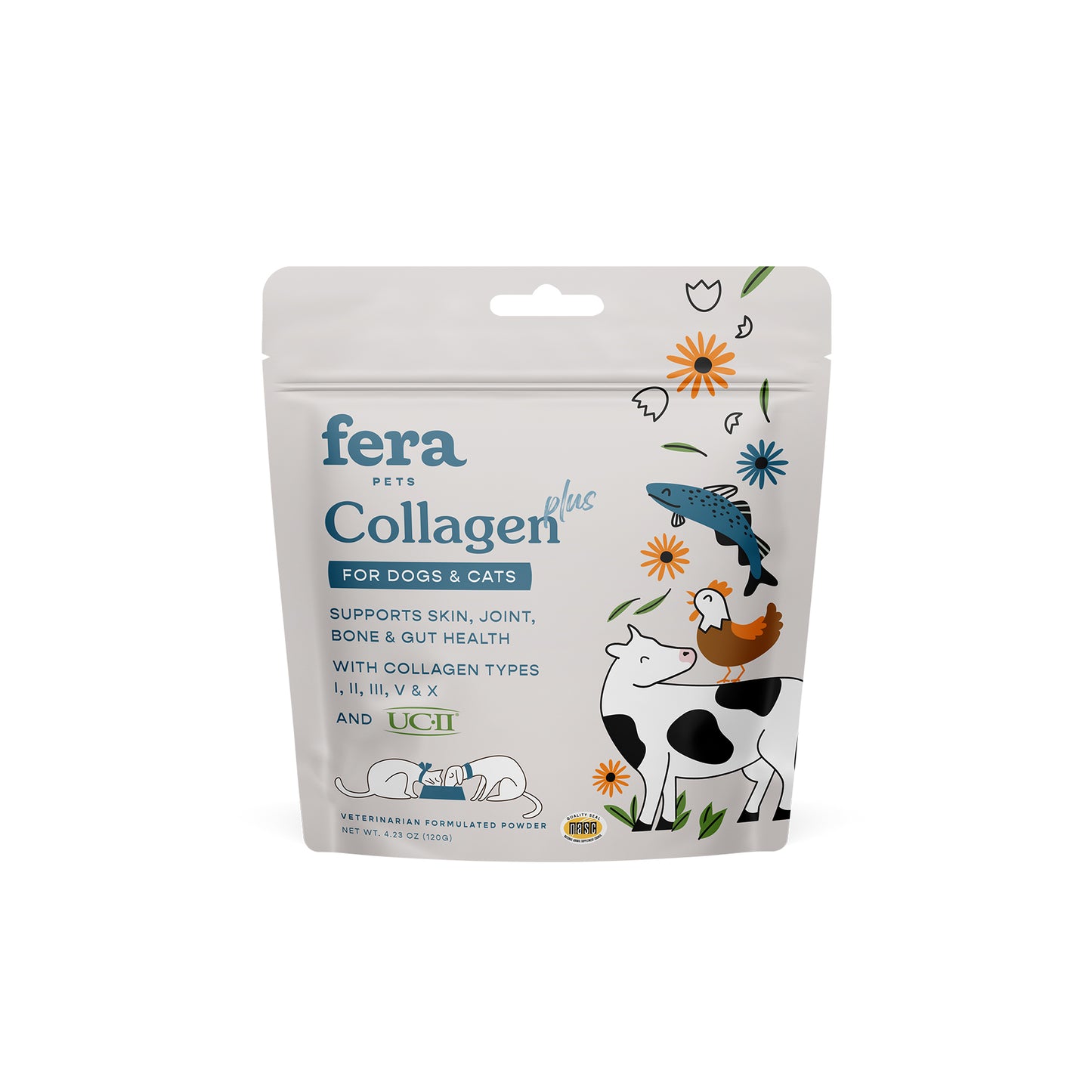 Fera Pets Collagen Plus Supplement for Cats and Dogs 4.23oz