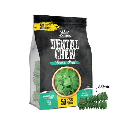 Absolute Holistic Boost Mint Dental Chew Jumbo Pack for Dogs (2 Sizes)
