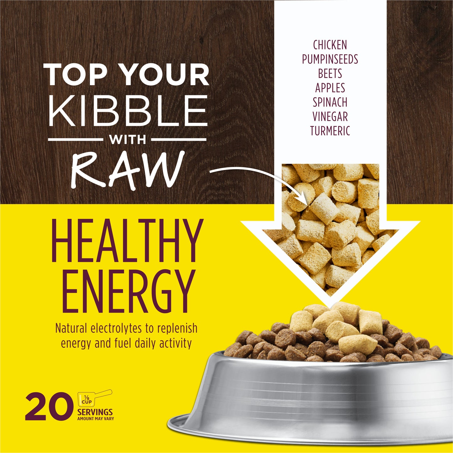 Instinct Freeze Dried Raw Boost Mixers Grain-Free Healthy Energy Dog Food Topper 5.5oz