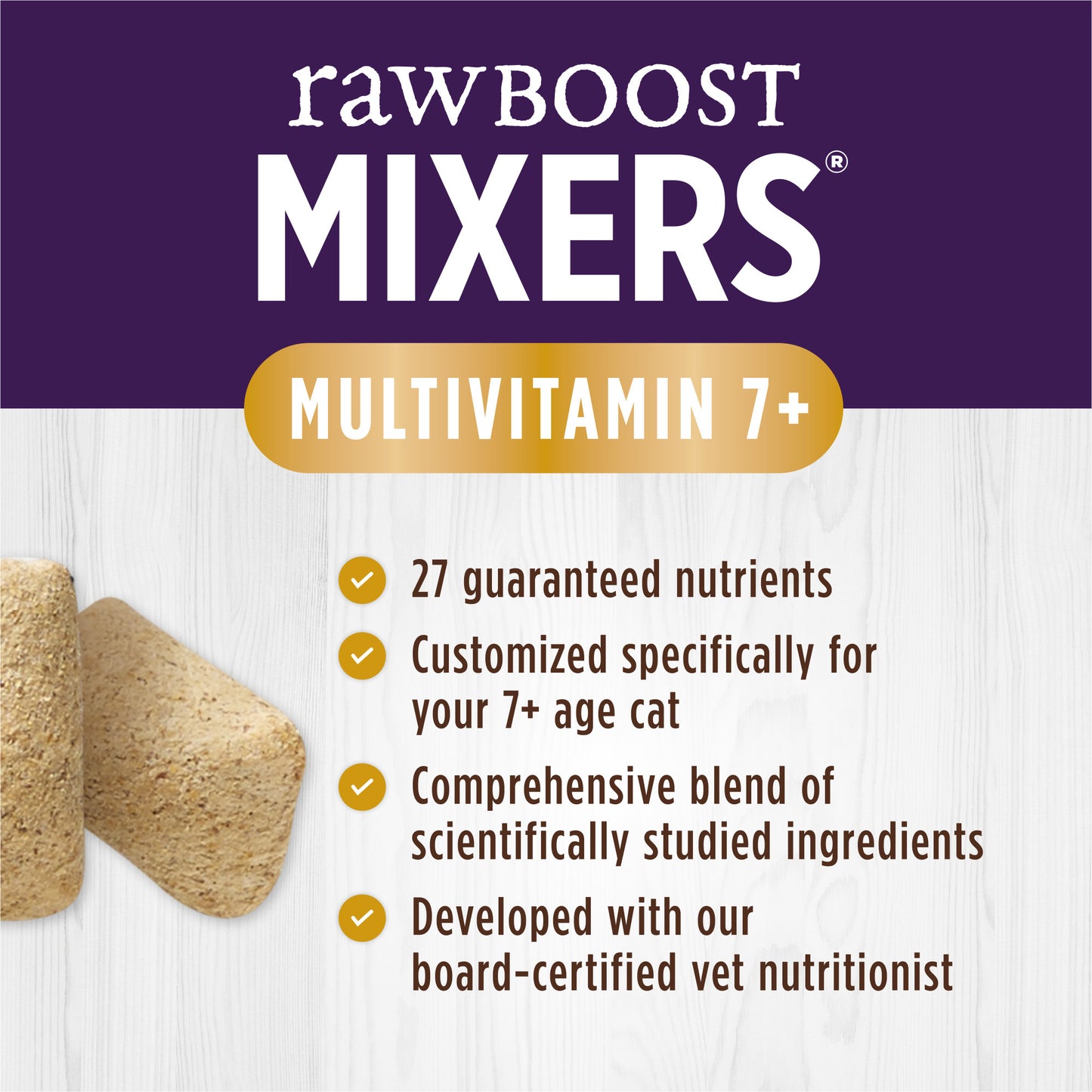 Instinct Freeze Dried Raw Boost Mixers Grain-Free Multivitamin 7+ Cat Food Topper 5.5oz