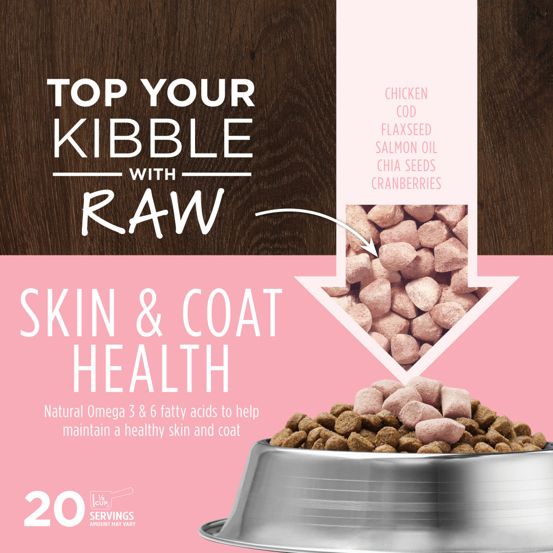 Instinct Freeze Dried Raw Boost Mixers Grain-Free Skin & Coat Dog Food Topper 5.5oz
