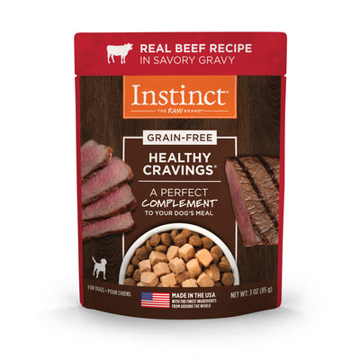 Instinct Healthy Cravings Grain-Free Real Beef Recipe Wet Dog Food 3oz