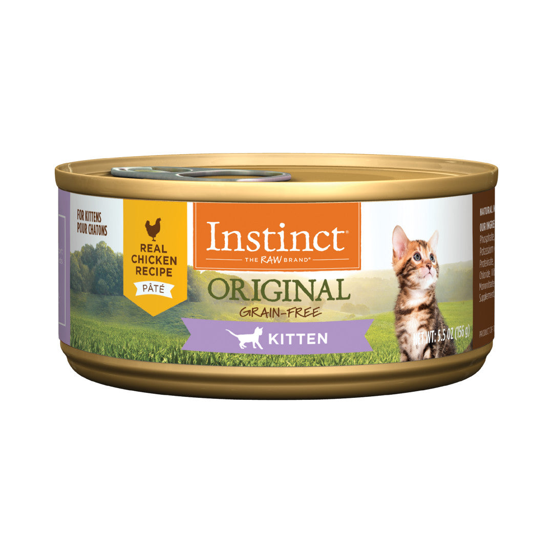 Instinct Original Grain-Free Kitten Pate Wet Cat Food 5.5oz