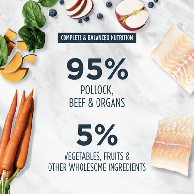 Instinct Freeze Dried Raw Meals Grain-Free Wild-Caught Alaskan Pollock Cat Food 9oz