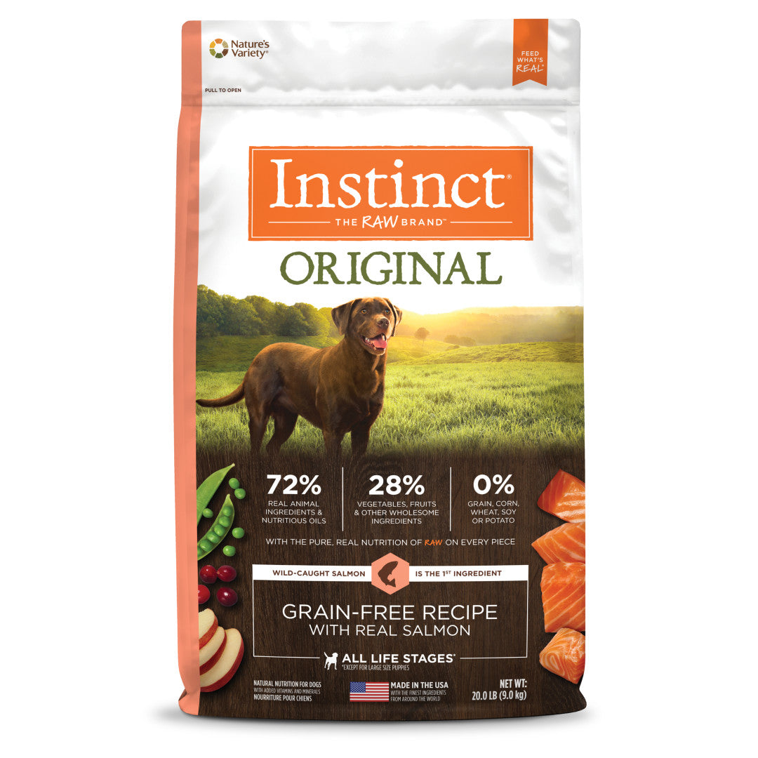 Instinct Original Grain-Free Salmon Dry Dog Food 20lb