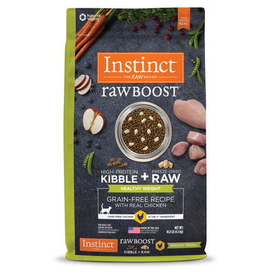 Instinct Raw Boost Healthy Weight Grain-Free Chicken Dry Cat Food 4.5lb