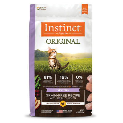 Instinct Original Kitten Grain-Free Chicken Dry Cat Food 4.5lb