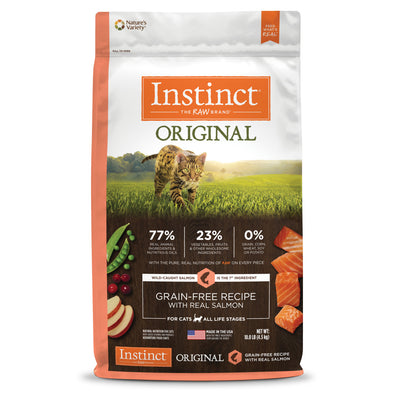 Instinct Original Grain-Free Salmon Dry Cat Food (2 sizes)