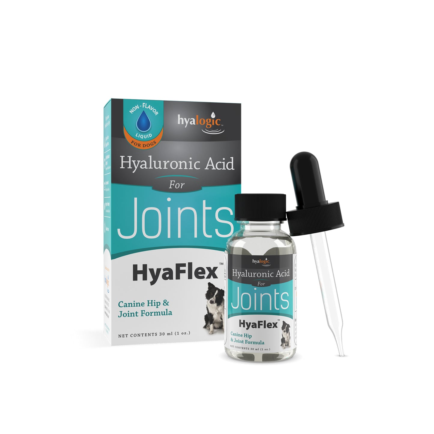 Hyalogic HyaFlex Liquid - Overall Joint, Skin & Eye Health Supplement for Dogs 30ml