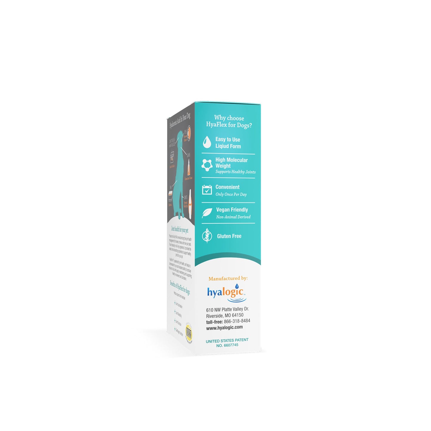 Hyalogic HyaFlex Liquid - Overall Joint, Skin & Eye Health Supplement for Dogs 30ml