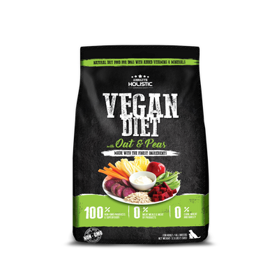 Absolute Holistic Vegan Diet Oat & Peas Dog Dry Food (2 Sizes)