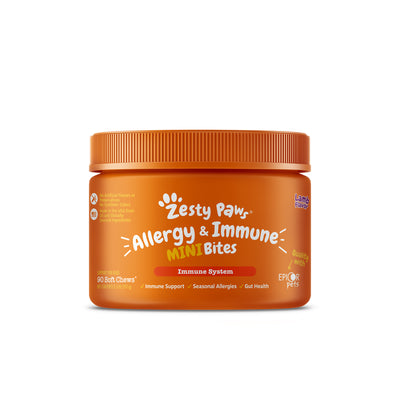 Zesty Paws Allergy & Immune Mini Bites Dog Supplement - Lamb 90s