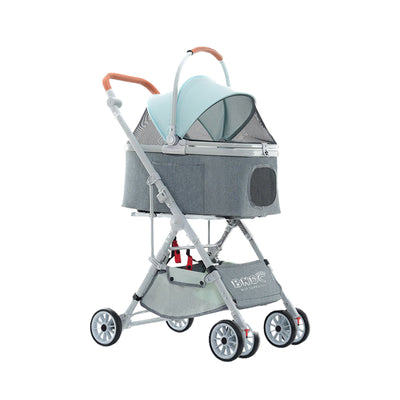 BNDC 103 Mint Green Pet Stroller / Pram for Cats & Dogs