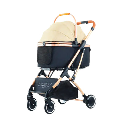 BNDC 106 Khaki Pet Stroller / Pram for Cats & Dogs