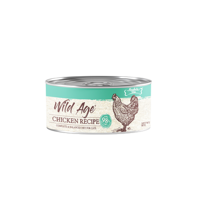Absolute Bites Wild Age Chicken Cat Canned Food 80g
