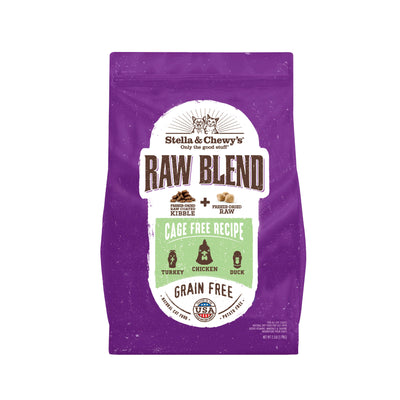 Stella & Chewy’s Freeze Dried Raw Blend Cage Free (Turkey, Chicken & Duck) Dry Cat Food (2 Sizes)