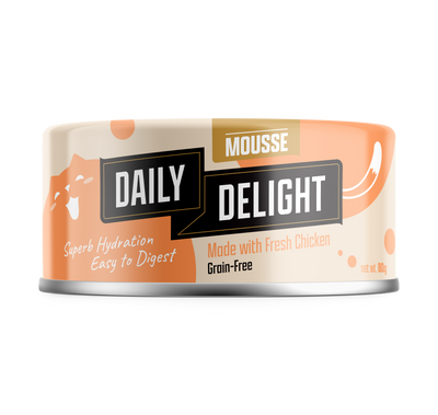 Daily Delight Mousse with Chicken Cat Canned Food 80g