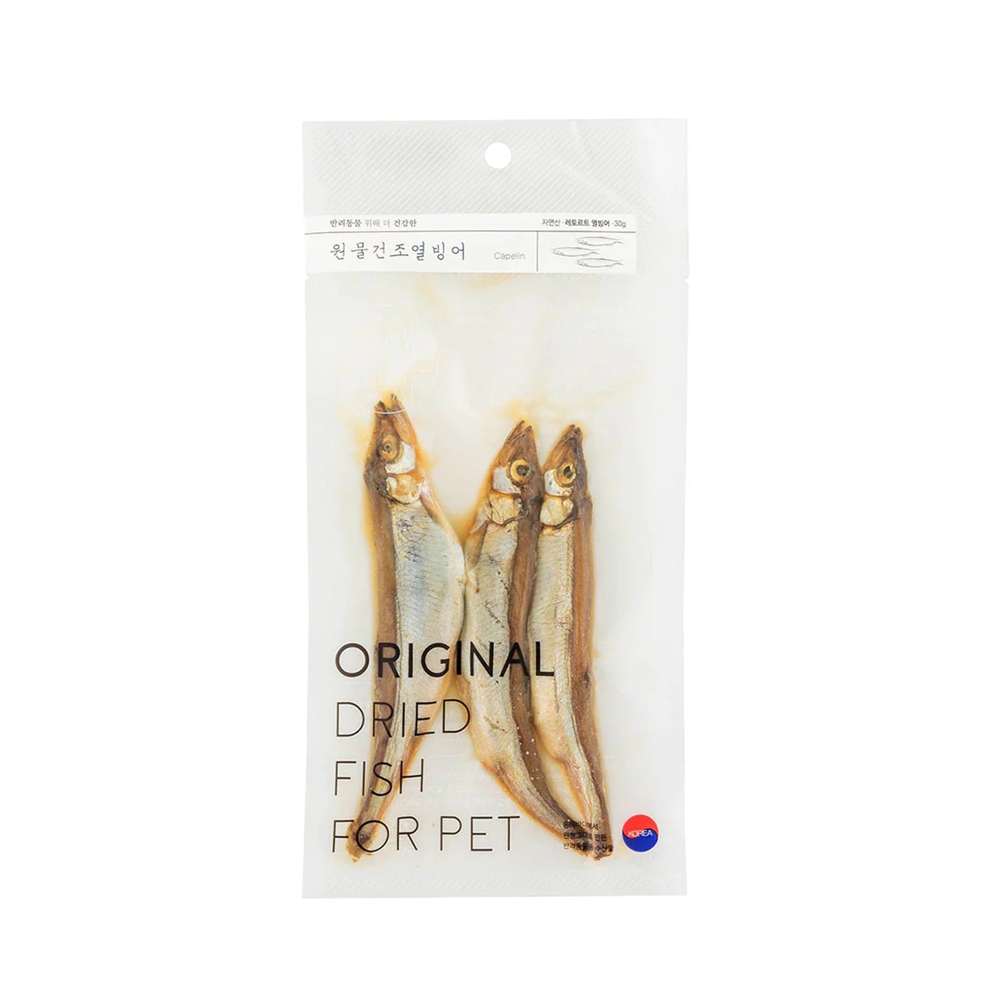 East Sea Brother Premium Half Dried Capelin Cat & Dog Treats 30g
