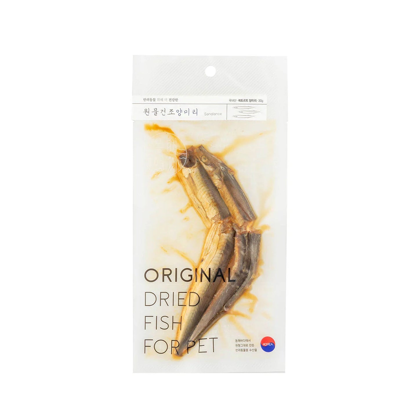 East Sea Brother Premium Half Dried Sandlance Cat & Dog Treats 30g