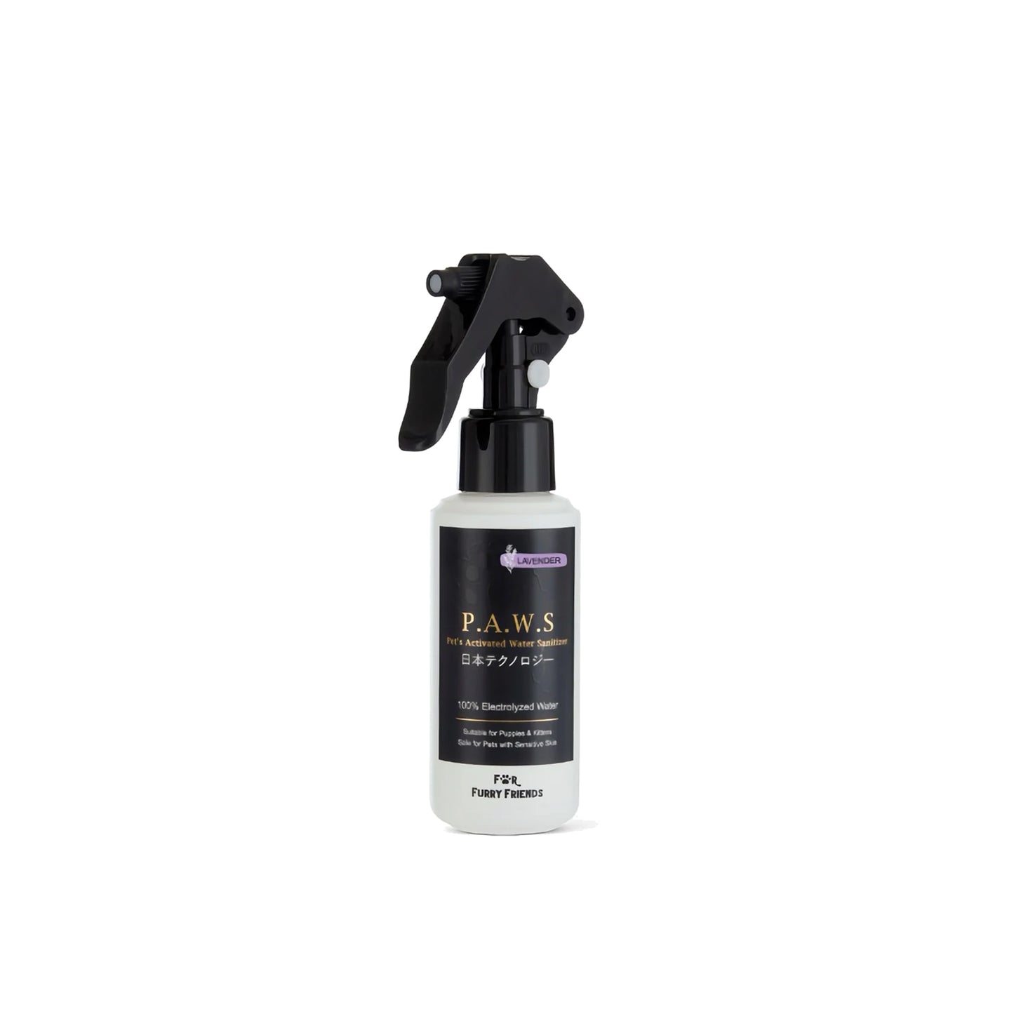 For Furry Friends Pet's Activated Water Sanitizer (P.A.W.S) Lavender Spray for Dogs (3 Sizes)