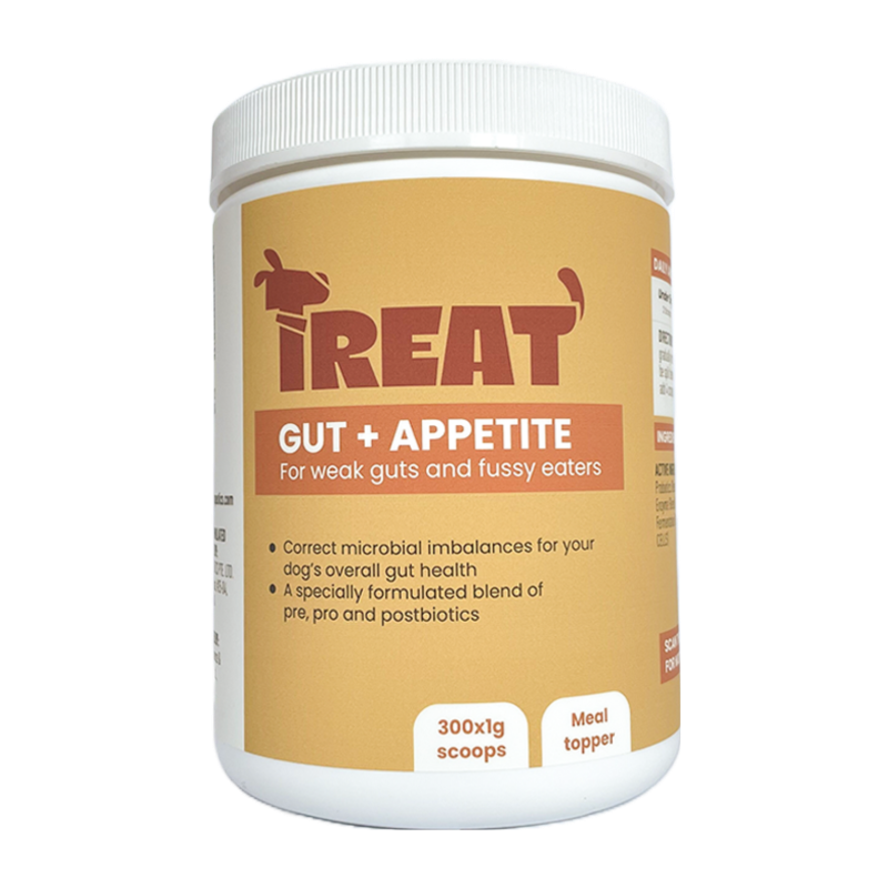Treat Therapeutics Gut + Appetite Digestive Dog Supplement 300g