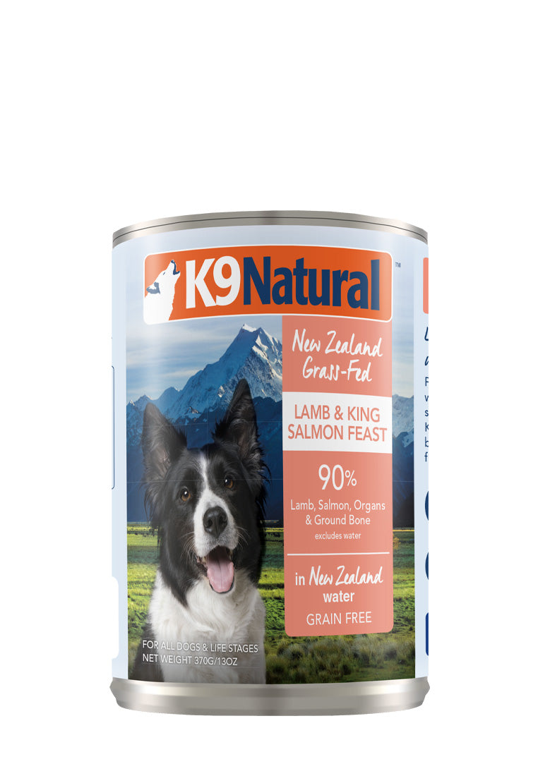 K9 Natural Lamb & King Salmon Canned Dog Wet Food (2 sizes)