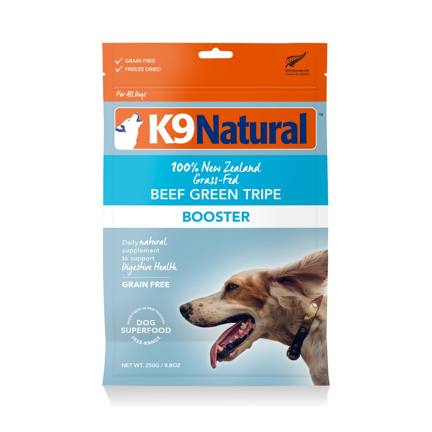 K9 Natural Freeze Dried Beef Green Tripe Booster Dog Food Topper (2 Sizes)