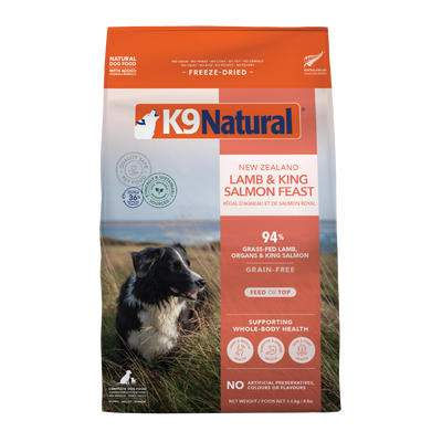 K9 Natural Freeze Dried Lamb & Salmon Dog Food (4 Sizes)