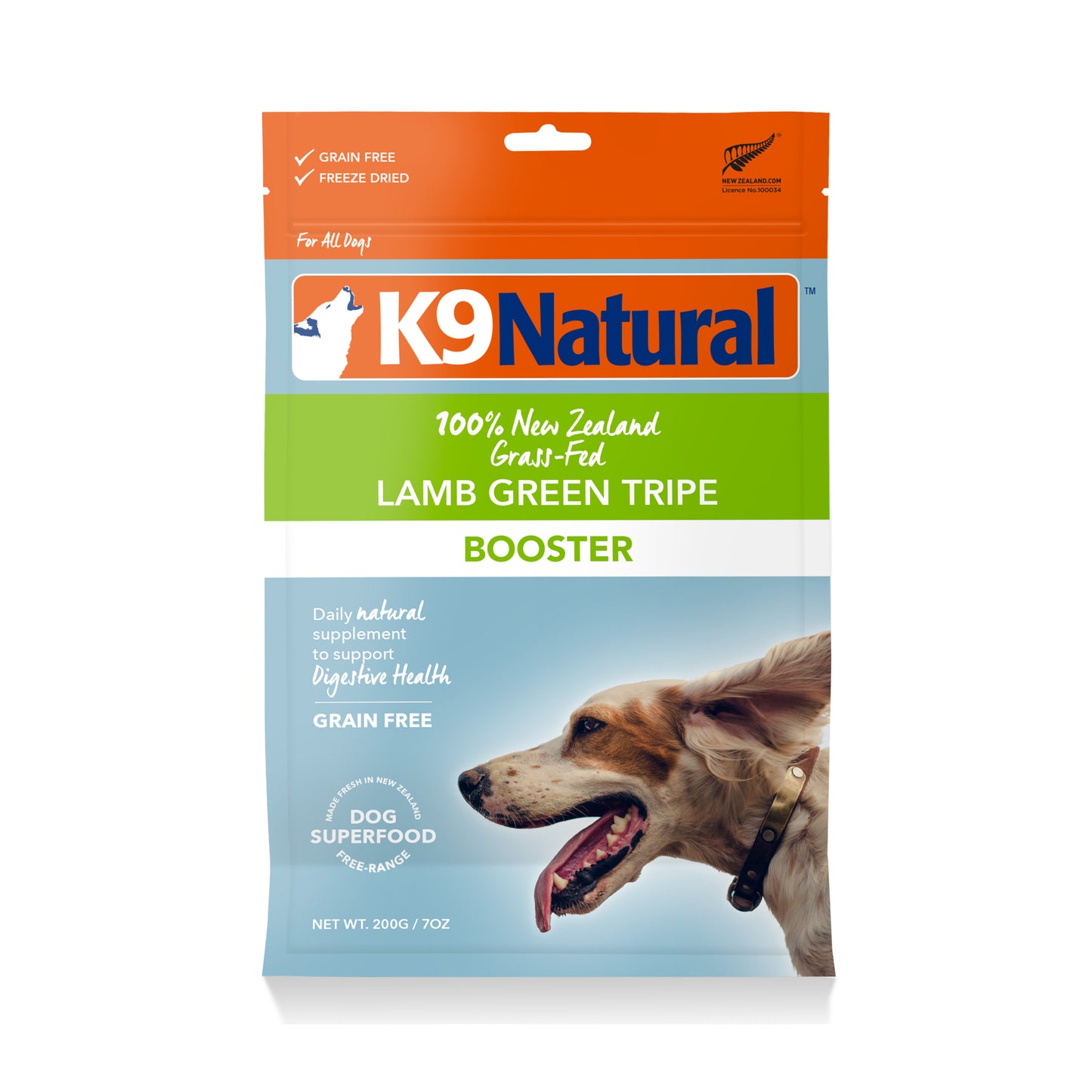 K9 Natural Freeze Dried Lamb Green Tripe Booster Dog Food Topper (2 Sizes)