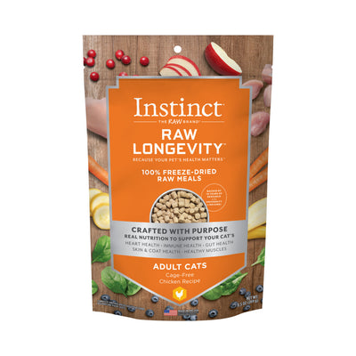Instinct Longevity Freeze Dried Chicken Cat Food 9.5oz