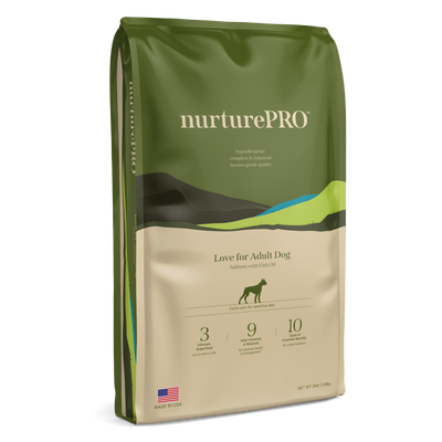 Nurture Pro Love Salmon & Fish Oil Recipe for Adult Dog Dry Food (3 Sizes)