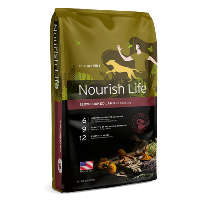 Nurture Pro Nourish Life Lamb Formula for Adult Dog Dry Food (3 Sizes)