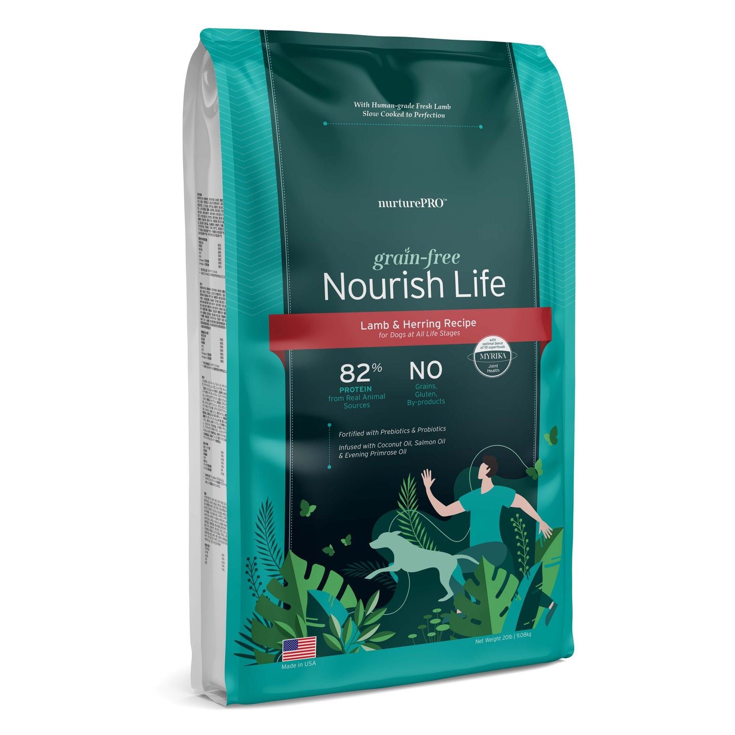 Nurture Pro Nourish Life Grain Free Lamb & Herring Recipe Adult Dog Dry Food (4 Sizes)