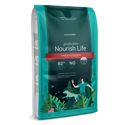 Nurture Pro Nourish Life Grain Free Lamb & Herring Recipe Adult Dog Dry Food (4 Sizes)