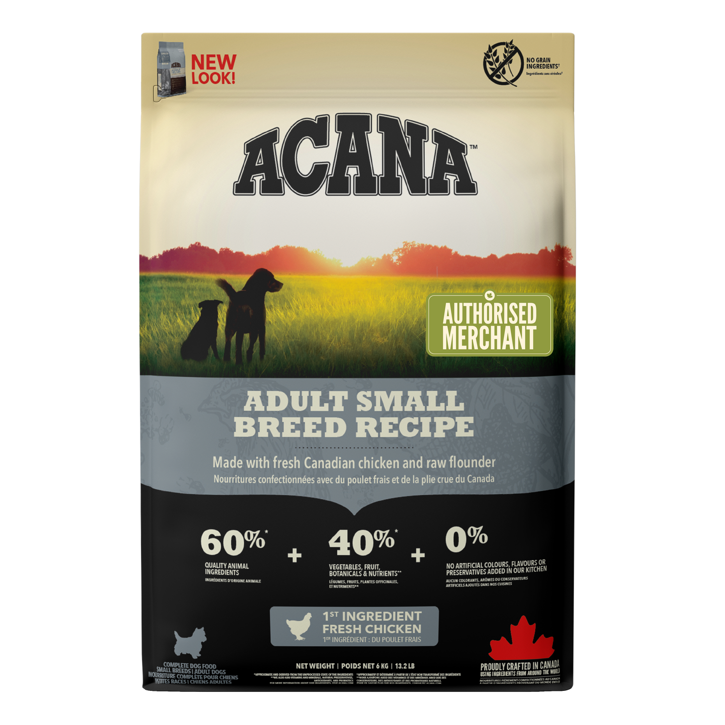ACANA Heritage Adult Small Breed Dry Dog Food (2 Sizes)