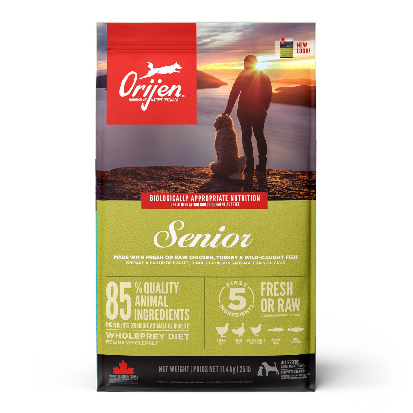 ORIJEN Senior Dry Dog Food (3 Sizes)
