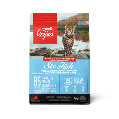 ORIJEN Six Fish Dry Cat Food (2 Sizes)