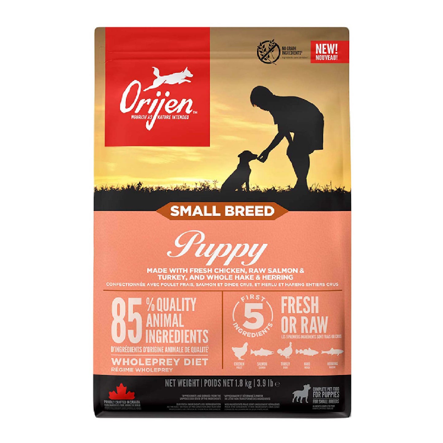 ORIJEN Small Breed Puppy Dry Dog Food (2 Sizes)
