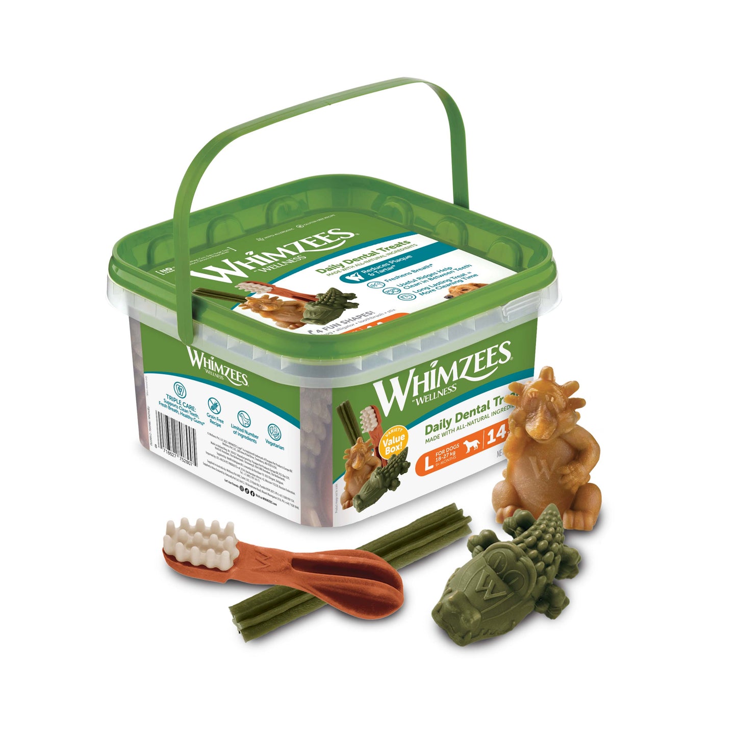 [As Low As $35 Each] WHIMZEES Variety Value Box Dog Dental Chew (3 Sizes)