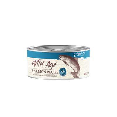 Absolute Bites Wild Age Salmon Cat Canned Food 80g