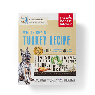 The Honest Kitchen Whole Grain Turkey Dehydrated Dog Food (2 sizes)