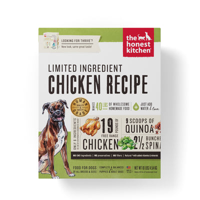 The Honest Kitchen Limited Ingredient Chicken Dehydrated Dog Food (2 sizes)