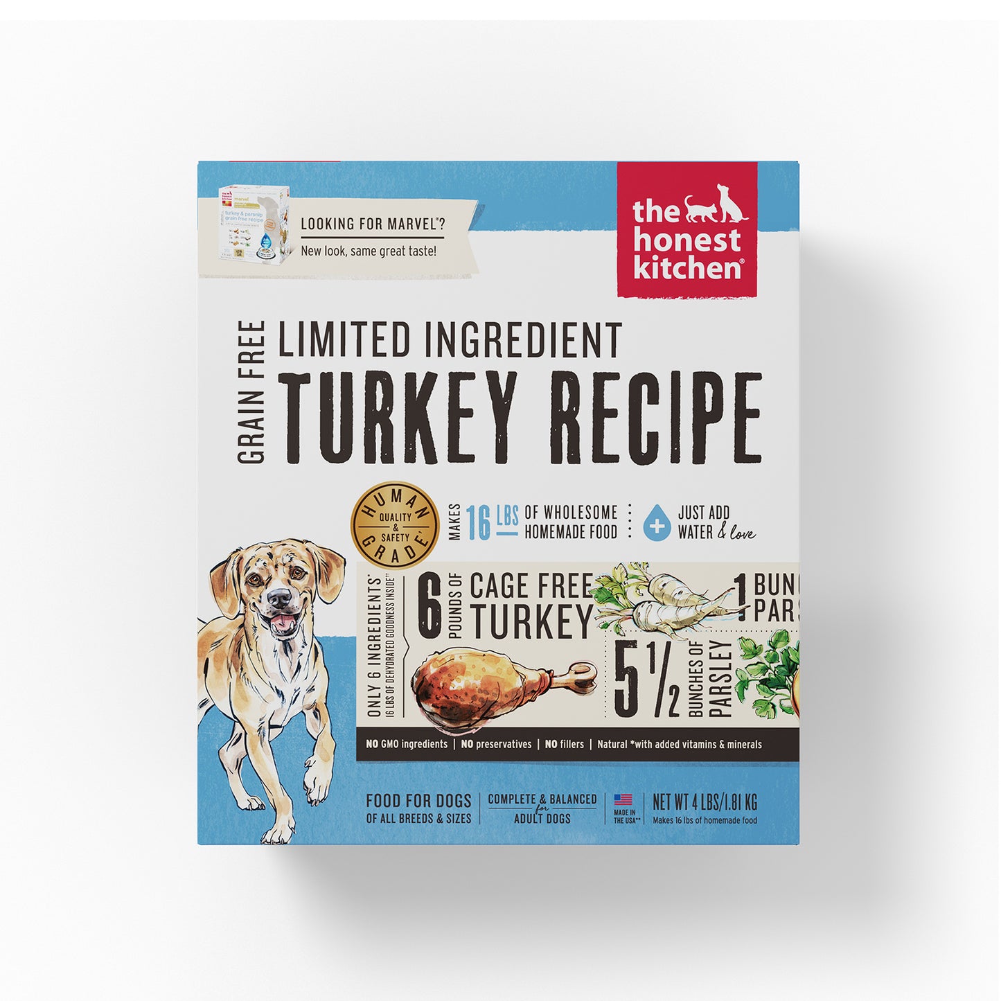 The Honest Kitchen Limited Ingredient Turkey Dehydrated Dog Food (2 sizes)