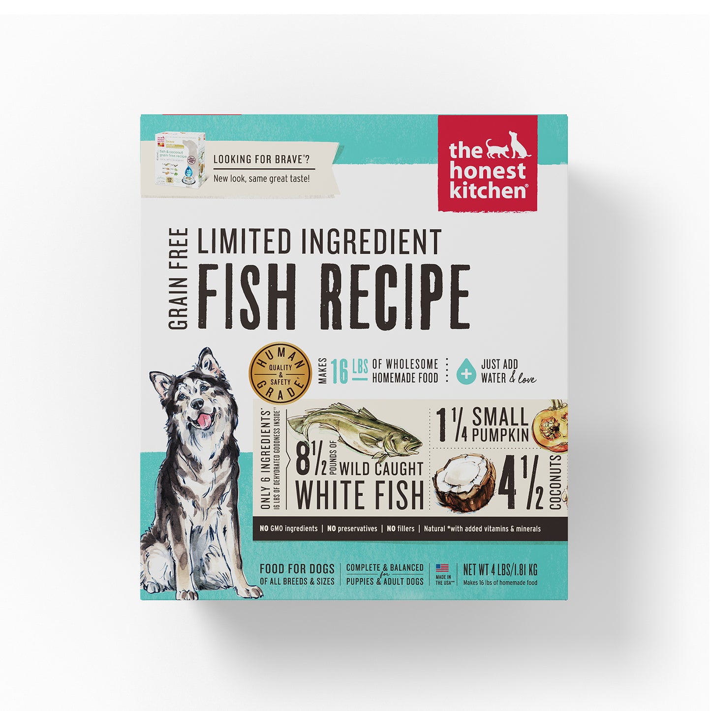 The Honest Kitchen Limited Ingredient Fish Dehydrated Dog Food (2 sizes)