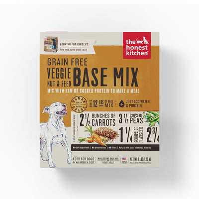 The Honest Kitchen Veggie, Nut & Seed Grain-Free Dehydrated Dog Food Base Mix (2 sizes)