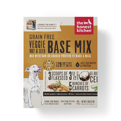 The Honest Kitchen Veggie, Nut & Seed Grain-Free Dehydrated Dog Food Base Mix (2 sizes)